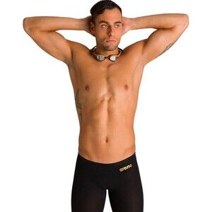 ARENA Powerskin Carbon Air2 Men's Racing Jammer Athletic Tech Suit Black/Gold 24